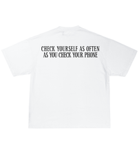 Lade das Bild in den Galerie-Viewer, 'CHECK YOURSELF' T-SHIRT