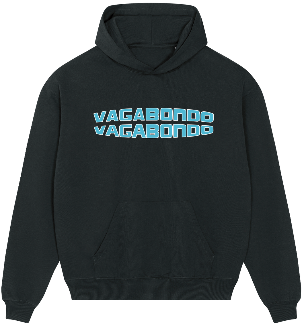 'DOUBLE LOGO' HOODIE BLUE