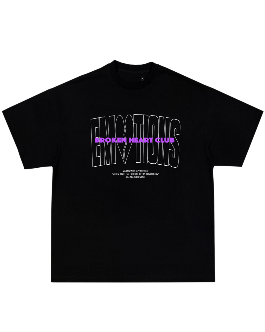 'EMOTIONS' T-SHIRT BLACK