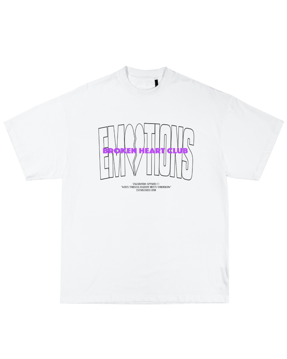 'EMOTIONS' T-SHIRT WHITE